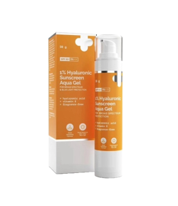 the derma co 1% hyalurunic sunscreen gel 50ml
